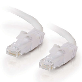 White Cat6 Snagless Ethernet Network Cable