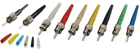 ST Connectors shown with a wide variety of colors, boots, and options.