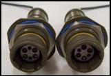 MIL-C-28876 4-channel fiber optic cable assembly, many options.