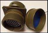 31 channel MIL-C-28876 Fiber Optic connector, many options.