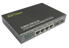 4 * 10/100/1000 RJ-45 TO SFP Switch 
