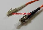 LC to ST Multimode Simplex 62.5 Fiber Optic Patch Cable