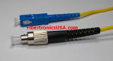 SC to FC Simplex Single Mode 9/125�m Fiber Optic Patch Cable 