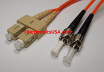 SC to ST Duplex Multimode 62.5/125�m Duplex Fiber Optic Patch Cable