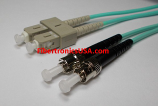 SC to ST Duplex Multimode 50/125�m 10Gb OM3 Fiber Optic Patch Cable