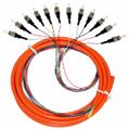 FC Jacketed Multimode 50um 10Gb OM3 fiber optic pigtail